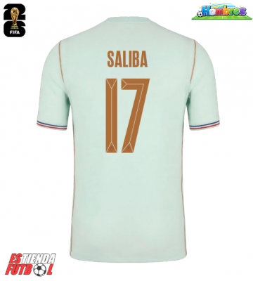 Francia William Saliba #17 Segunda Equipación Mundial 2026 Manga Corta